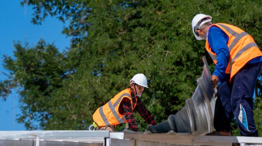 Professional metal roof installation in Brookston, TX